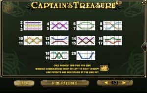 Captain's Treasure Pro เพย์ไลน์