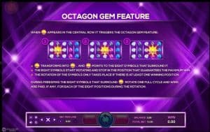 Octagon Gem ฟีเจอร์เกม