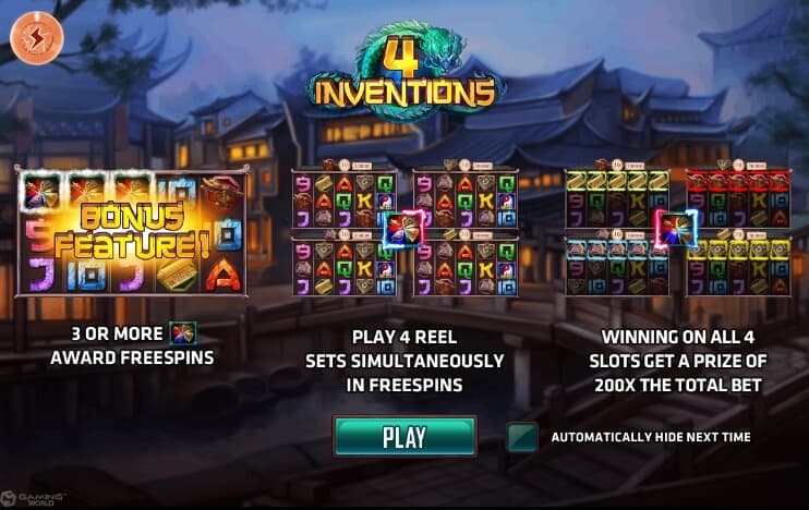 The Four Invention เล่นเกม