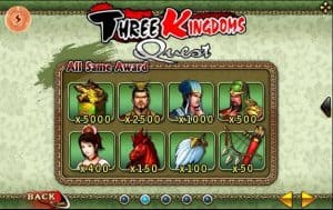 Three Kingdoms Quest สัญลักษณ์