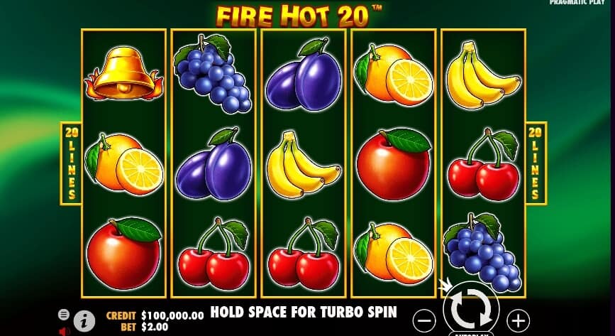 Fire Hot 20 ค่าย PRAGMATIC PLAY สล็อต เครดิตฟรี kng365slot