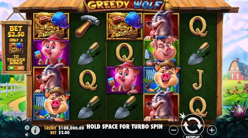 Greedy Wolf ค่าย PRAGMATIC PLAY สมัคร เกมสล็อต kng365slot