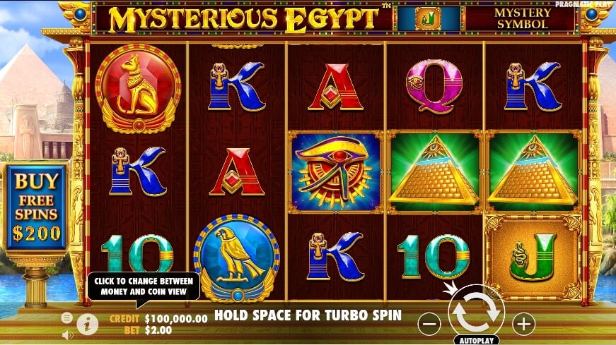 Mysterious Egypt ค่าย PRAGMATIC PLAY slotv9 kng365slot