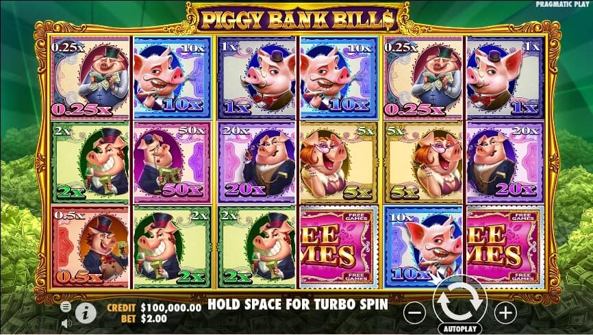 Piggy Bank Bills ค่าย PRAGMATIC PLAY เว็บตรง คาสิโน kng365slot
