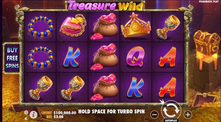 Treasure Wild ค่าย PRAGMATIC PLAY สล็อต เครดิตฟรี kng365slot