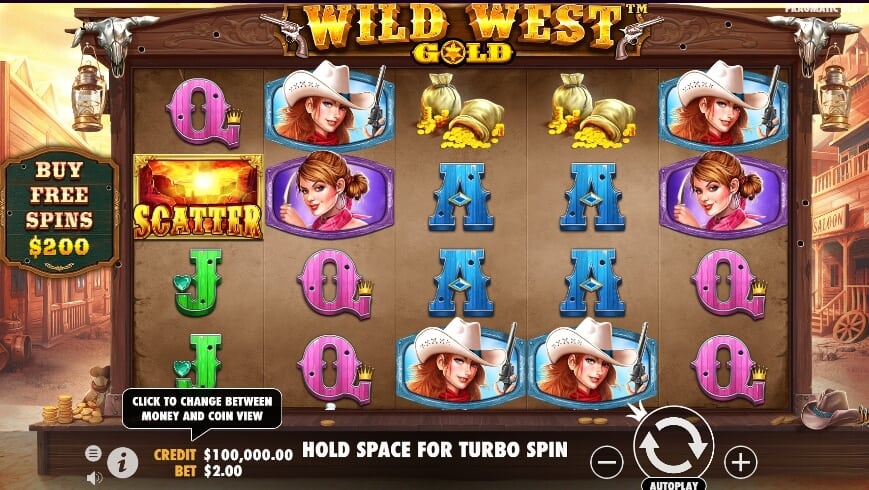 Wild West Gold ค่าย PRAGMATIC PLAY คาสิโน เว็บตรง kng365slot