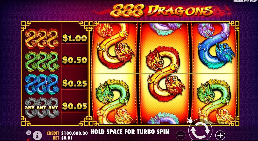 888 Dragons ค่าย PRAGMATIC PLAY เว็บตรง สมัครฟรี kng365slot