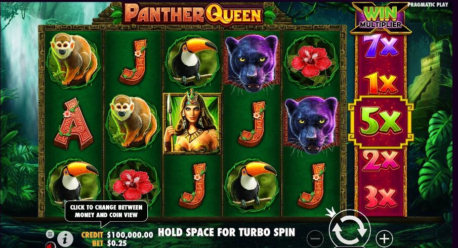 Panther Queen ค่าย PRAGMATIC PLAY สล็อต เครดิตฟรี kng365slot