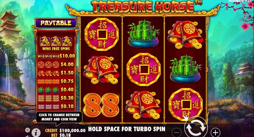 Treasure Horse ค่าย PRAGMATIC PLAY slotv9 kng365slot