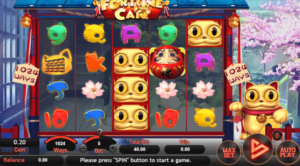 Fortune Cat สล็อต ค่าย SimplePlay บนเว็บ Kng365slot เว็บตรง สล็อต PG