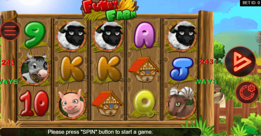 Funny Farm สล็อต ค่าย SimplePlay บนเว็บ Kng365slot เว็บตรง สล็อต PG
