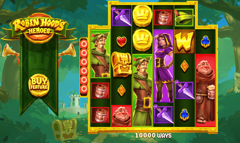 Robin Hood Heroes สล็อต ค่าย Microgaming บนเว็บ Kng365slot เว็บตรง สล็อต PG