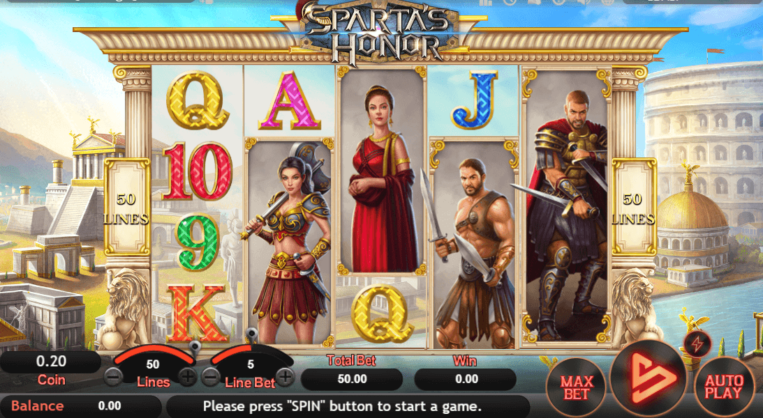 Sparta's Honor สล็อต ค่าย SimplePlay บนเว็บ Kng365slot เว็บตรง สล็อต PG
