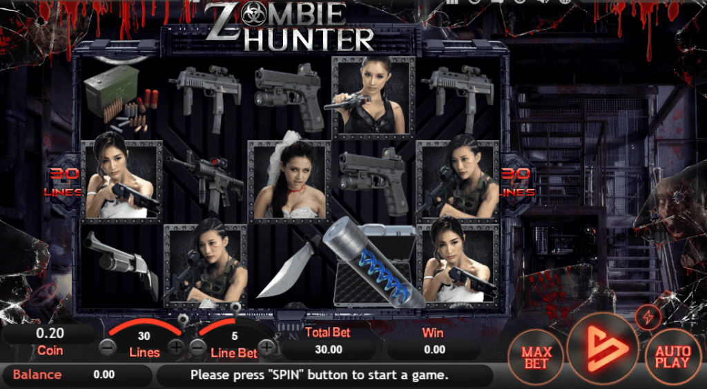 Zombie Hunter สล็อต ค่าย SimplePlay บนเว็บ Kng365slot เว็บตรง สล็อต PG