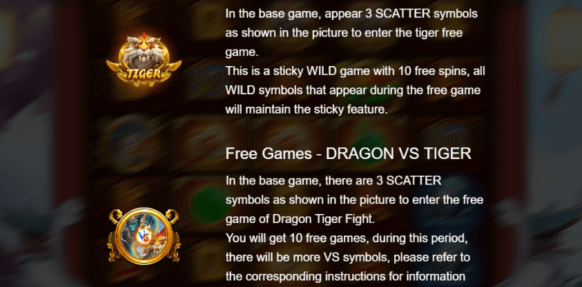 Dragon VS Tiger ค่ายสล็อต Bolebit โบนัสแจกฟรี