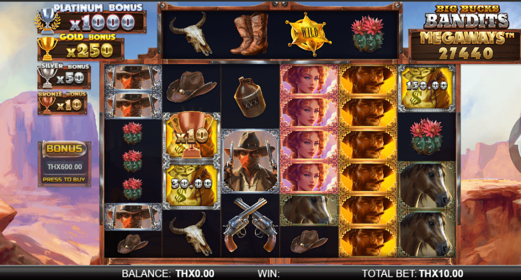 Big Bucks Bandits Megaways Yggdrasil Gaming สมัครสมาชิก เว็บ KNG365SLOT