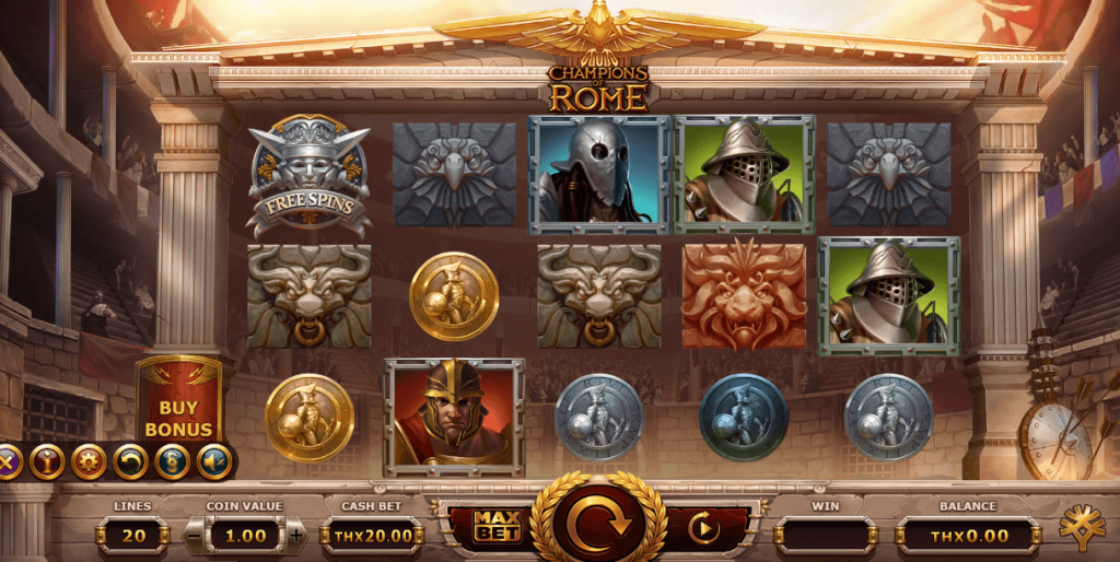 Champions of Rome Yggdrasil Gaming สมัครสมาชิก เว็บ KNG365SLOT