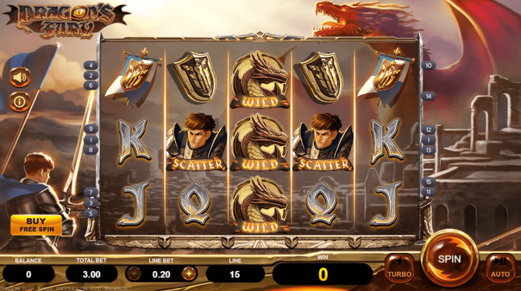 Dragons Fury Spinix สมัครสมาชิก เว็บ KNG365SLOT