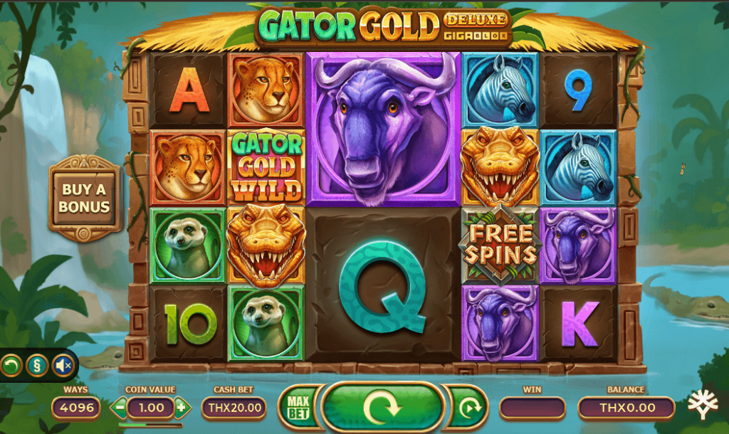 Gator Gold Deluxe Gigablox Gaming สมัครสมาชิก เว็บ KNG365SLOT