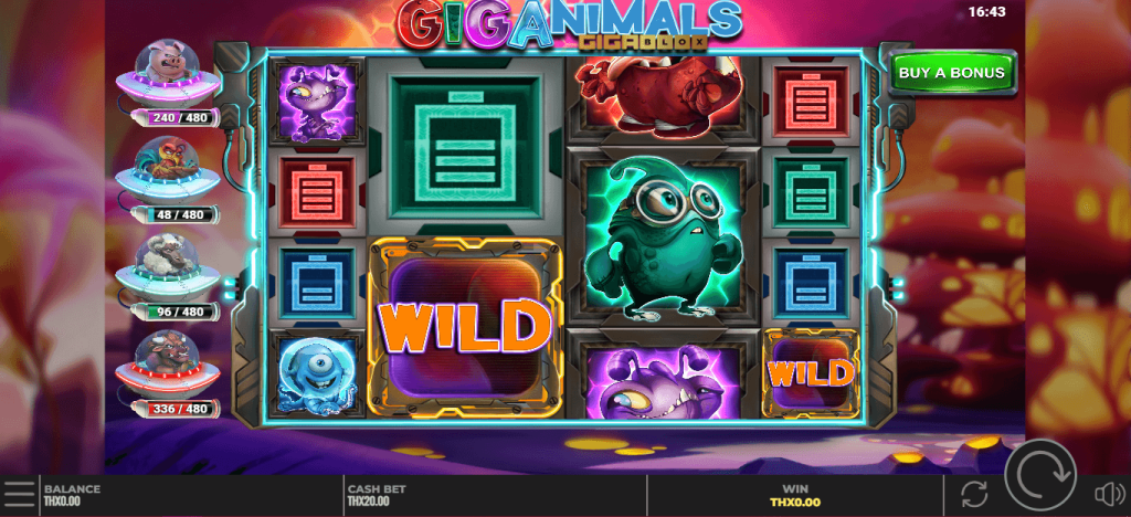 Giganimals Gigablox Yggdrasil Gaming สมัครสมาชิก เว็บ KNG365SLOT