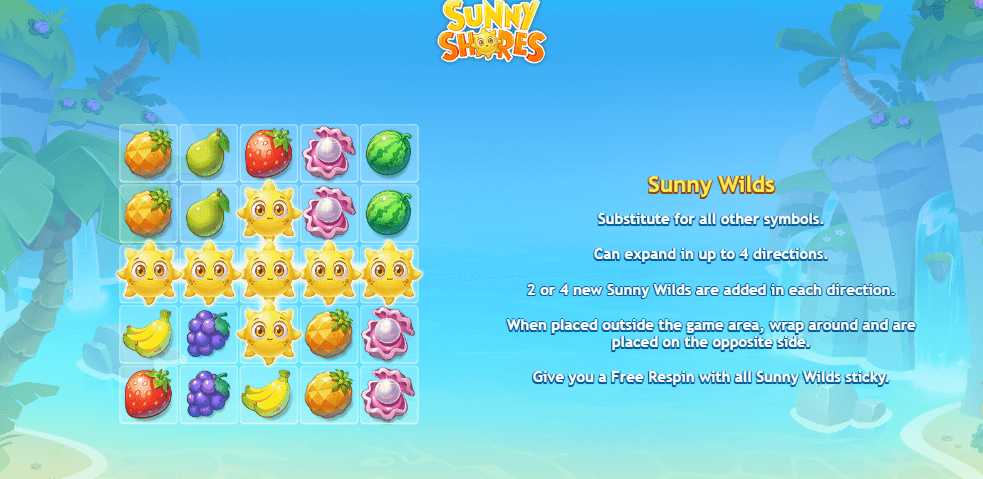 Sunny Shores สล็อต Yggdrasil เครดิตฟรี 300 KNG365SLOT