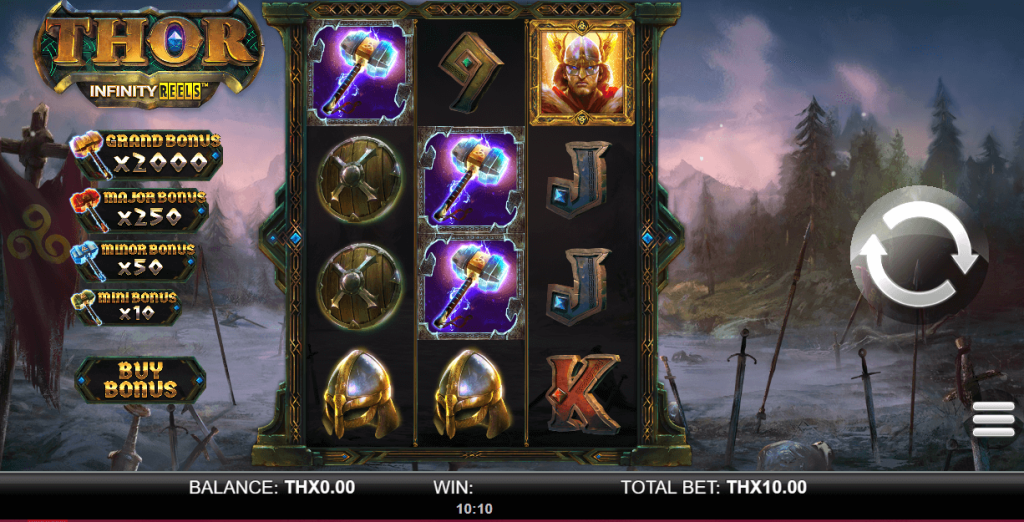 Thor Infinity Reels Yggdrasil Gaming สมัครสมาชิก เว็บ KNG365SLOT