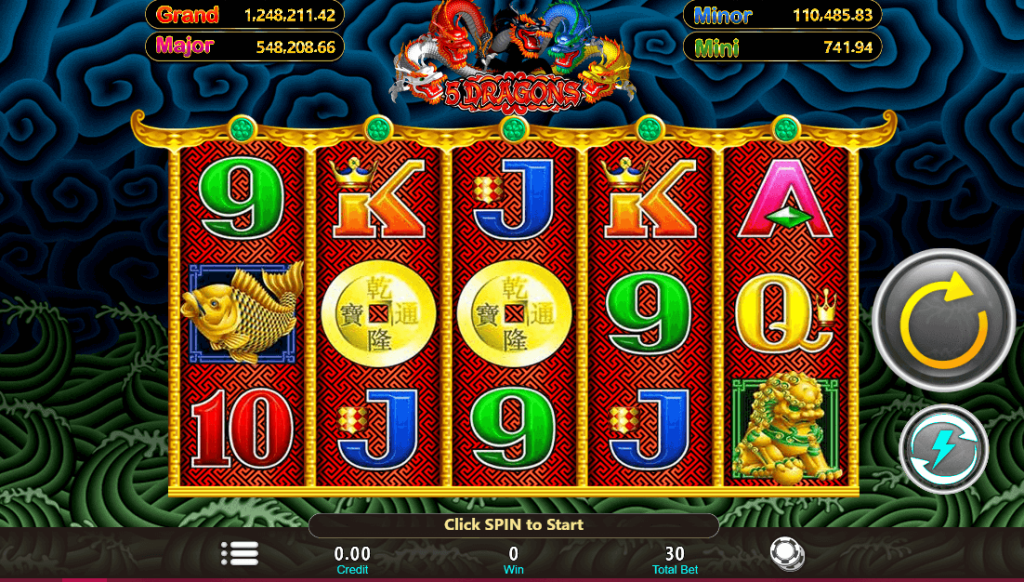 5 Dragons สล็อต i8 GAMING KNG365SLOT