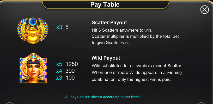 Cleopatra สล็อตออนไลน์ i8 GAMING SLOT KNG365SLOT