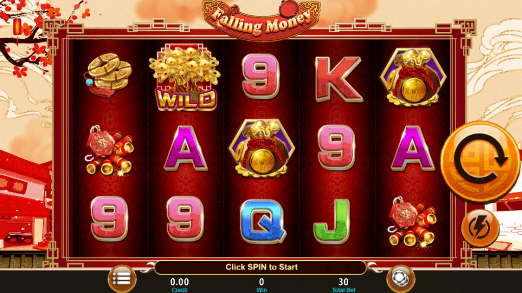 Falling Money สล็อต Funky Games KNG365SLOT