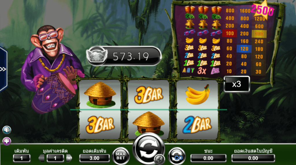 Funky Monkey สล็อตค่าย AMEBA KNG365SLOT