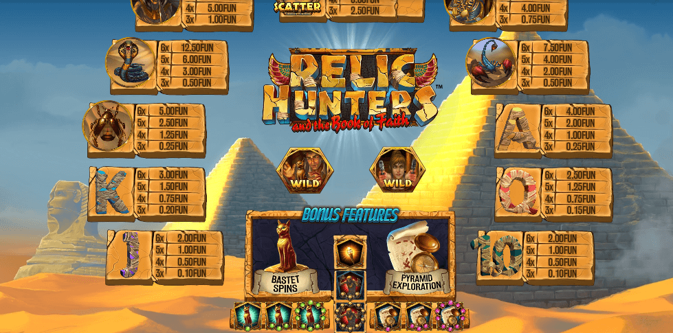 Relic Hunters and the Book of Faith™ Wazdan Direct เว็บตรง KNG365SLOT