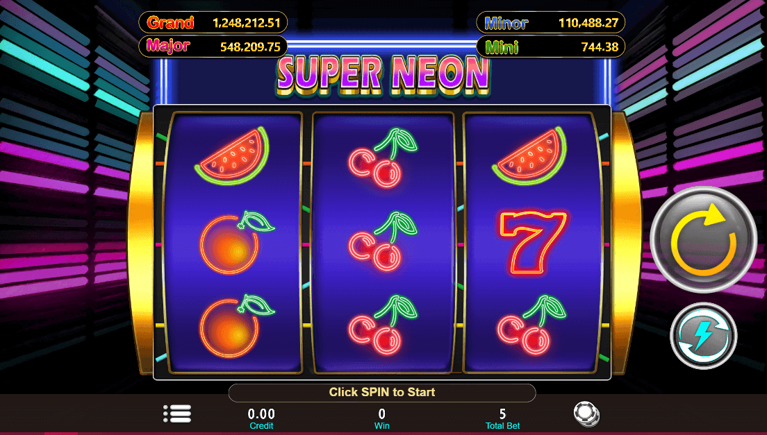 Super Neon สล็อต i8 GAMING KNG365SLOT
