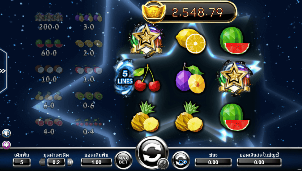 Super Star สล็อตค่าย AMEBA KNG365SLOT